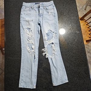 Aeropostale Boyfriend Distressed Jeans Size 00 REG